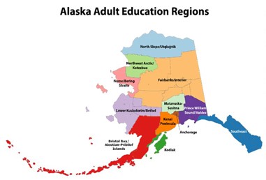 map of Alaska